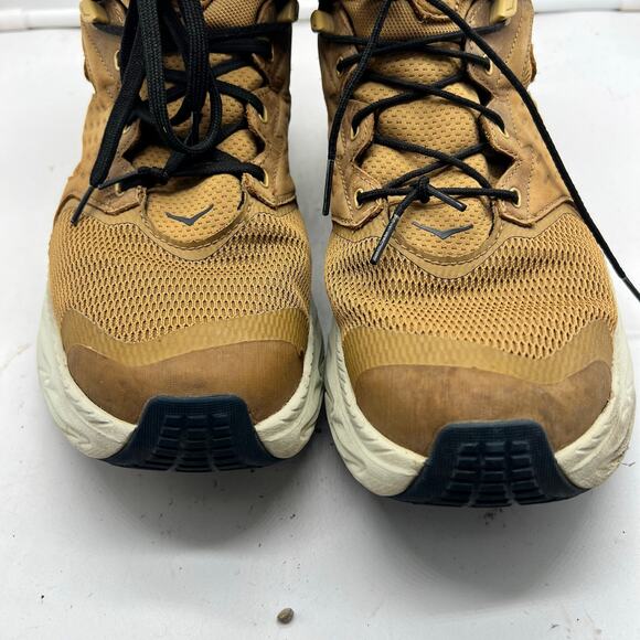 Hoka One One Shoes Mens 12 Anacapa 2 Mid GTX Gore-Tex Hiking Brown main image 4